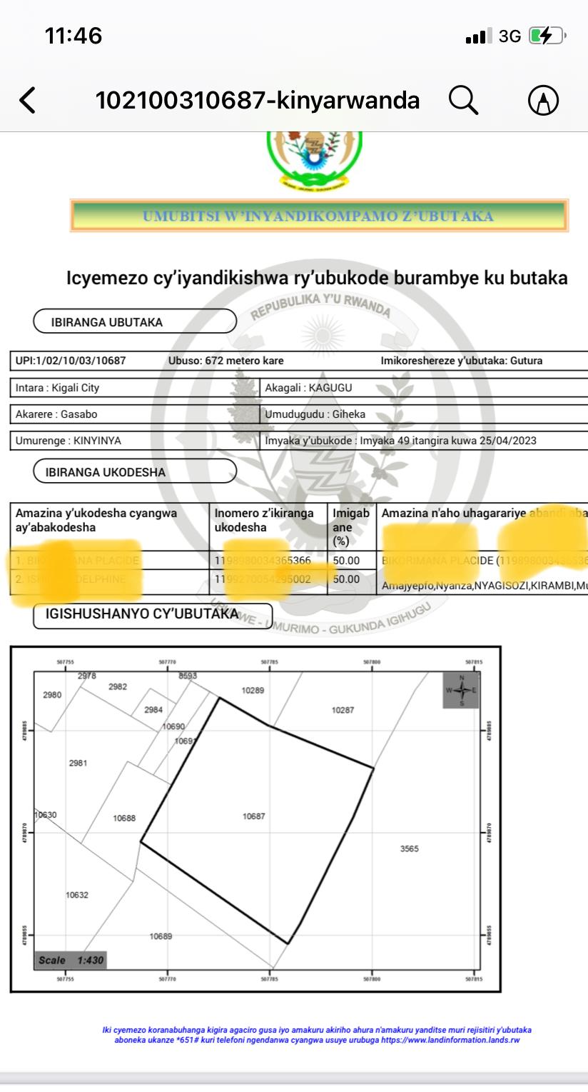 Land for sale main view