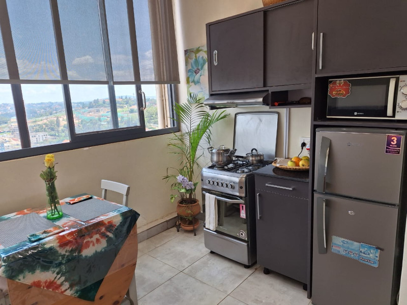 Full furnished very nice studio apartment with nice view in gacuriro