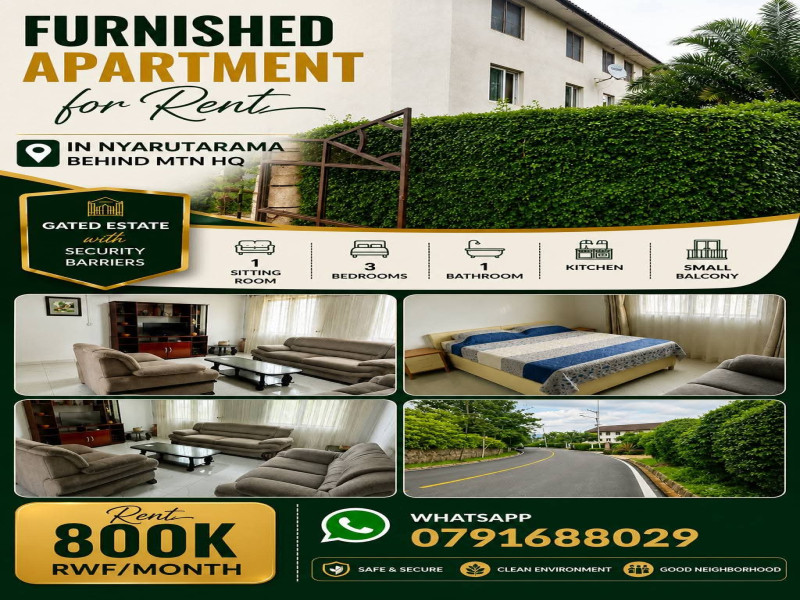 Furnished apartment for rent