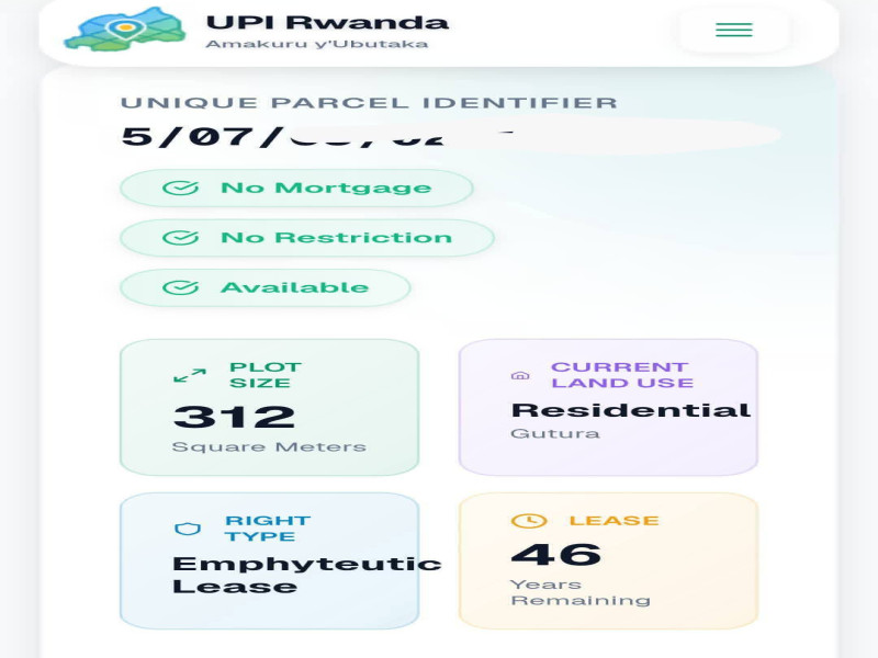 Residential plot