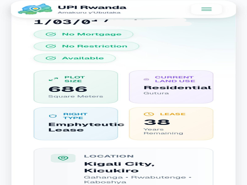 Residential plot